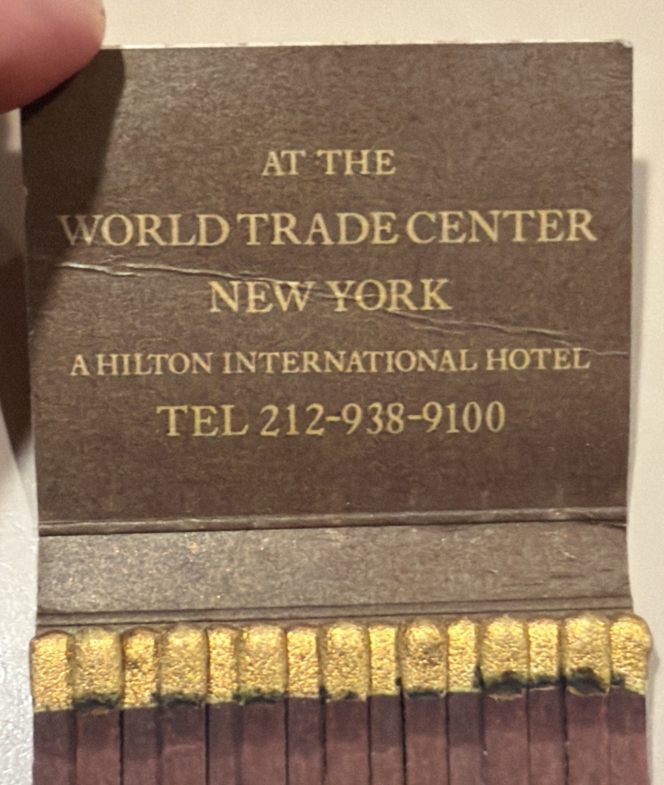 1980’s ORIGINAL VISTA HOTEL in WORLD TRADE CENTER DESTROYED 9/11