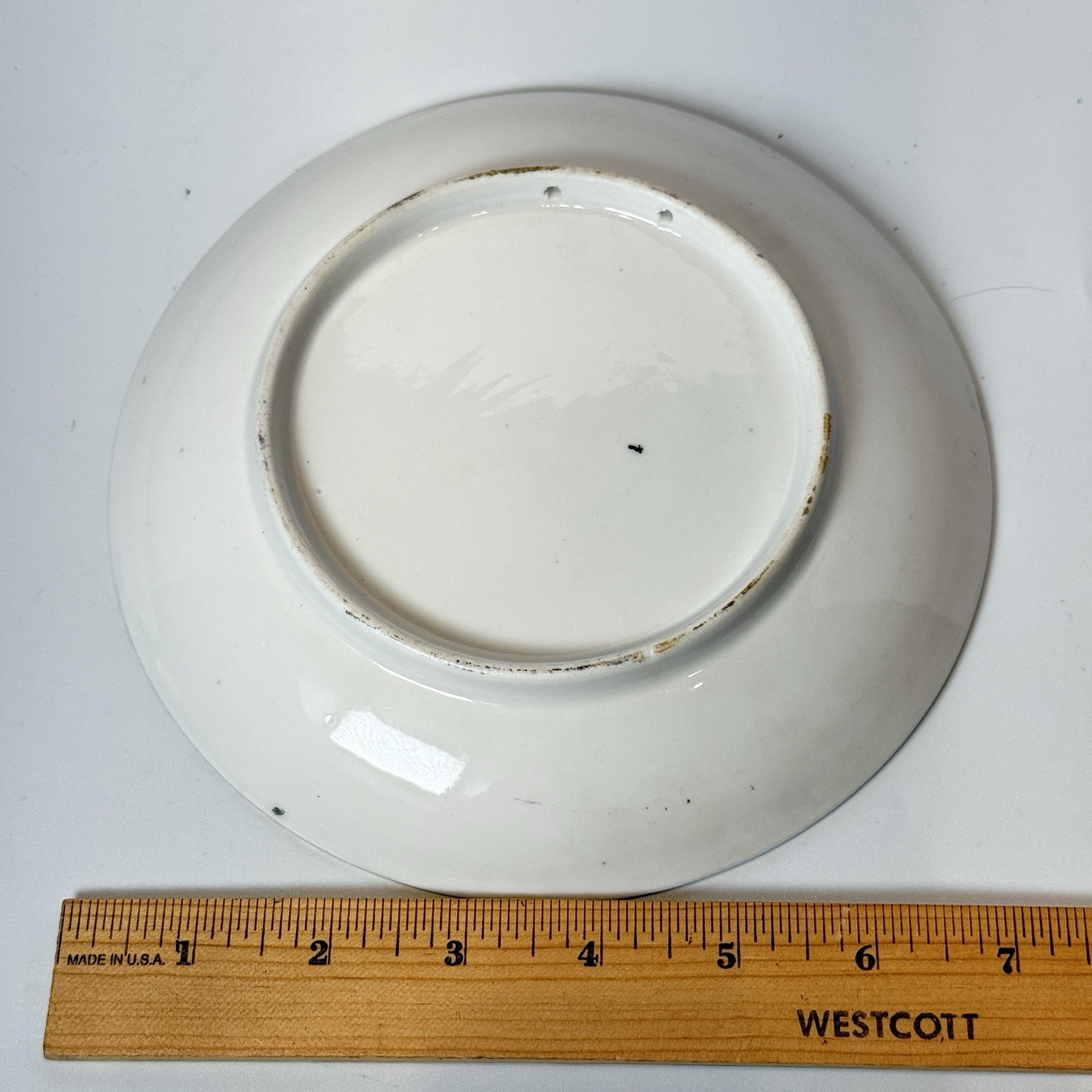 NEW YORK NY Antique 1000 ISLANDS LOST CHANNEL Souvenir GOLD TRINKET DISH