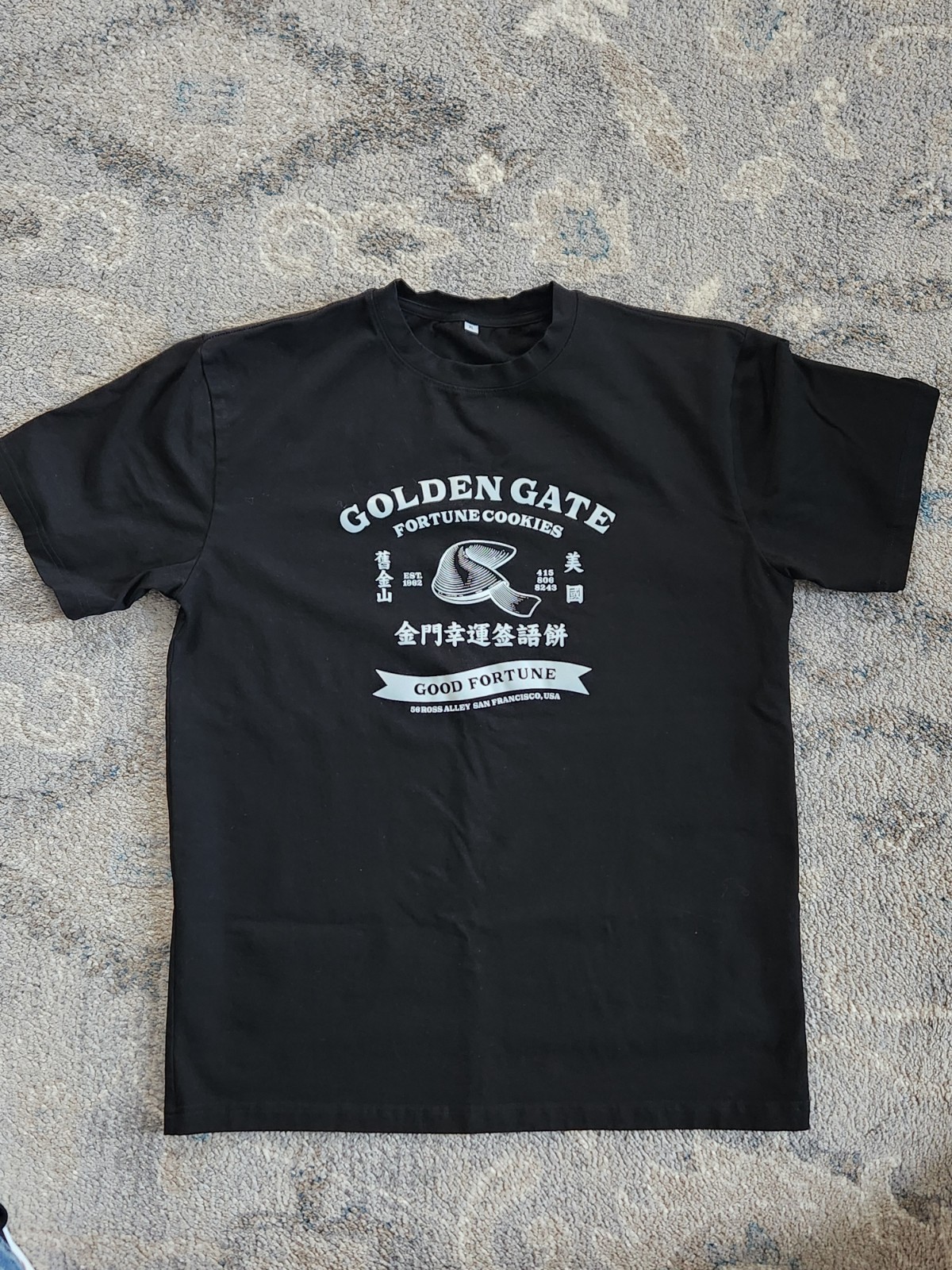 Golden Gate Fortune Cookies Chinatown San Francisco CA Good Fortune XL Shirt