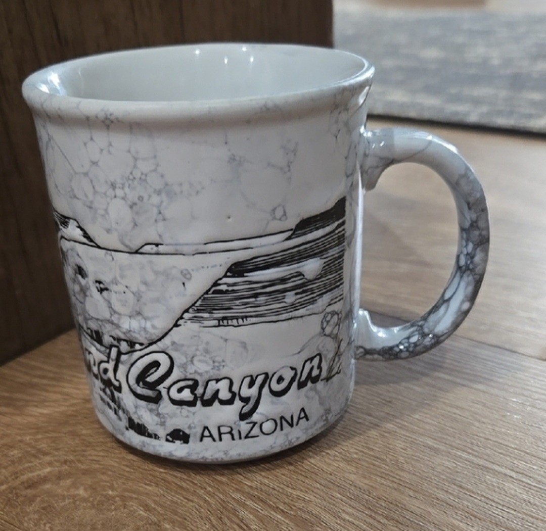Vintage Arizona Grand Canyon Marble Mug
