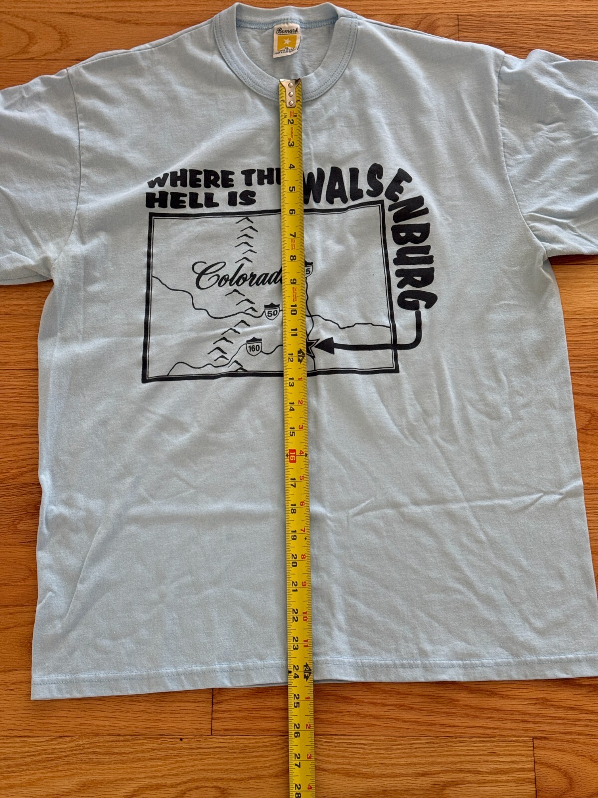 Vintage Where The Hell is Walsenburg, Colorodo T-Shirt Single Stitch