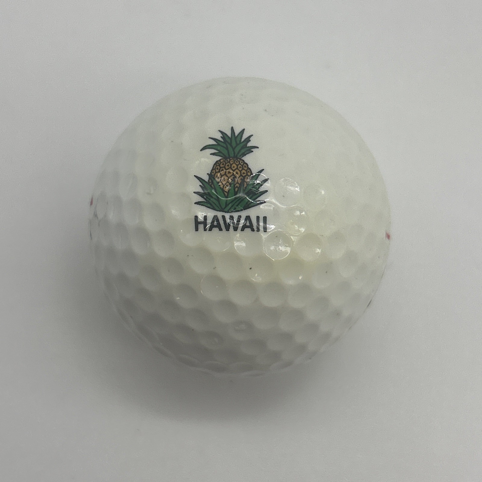 Qty 4 Spalding Golf Balls Hawaii Pineapple/Aloha Shirt/Golf Clubs/Scenic