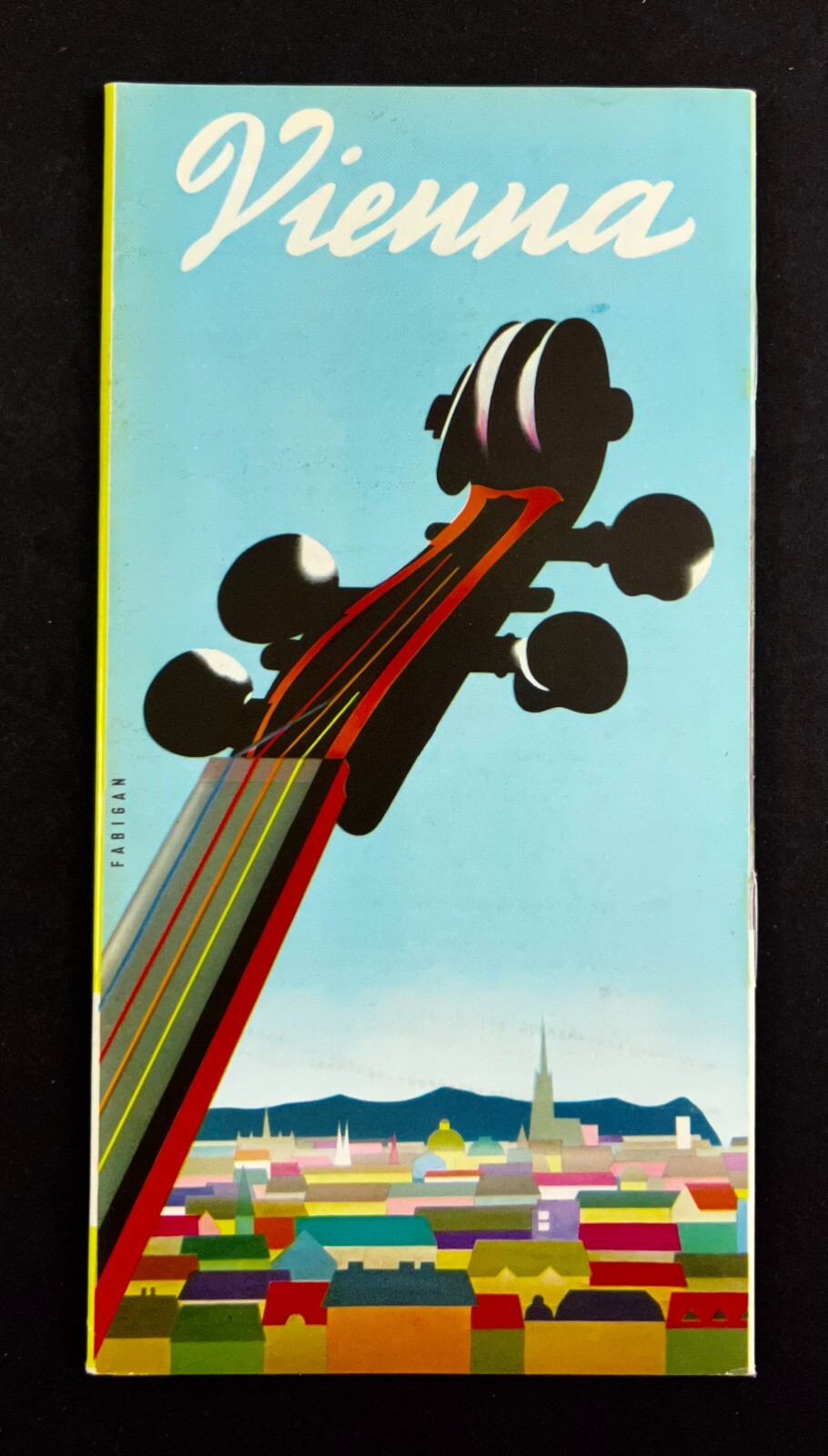 1951 Vienna Austria Tourist Info Itineraries Vintage Guide Travel Brochure