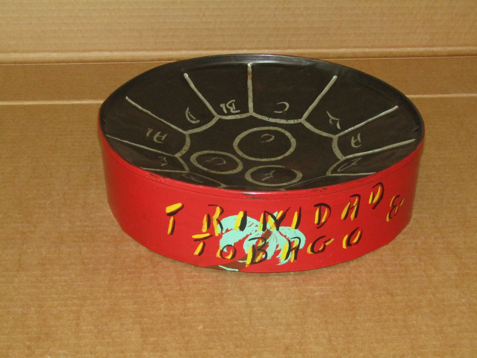 Trinidad & Tobago steel drum 11 1/4″ (no sticks)
