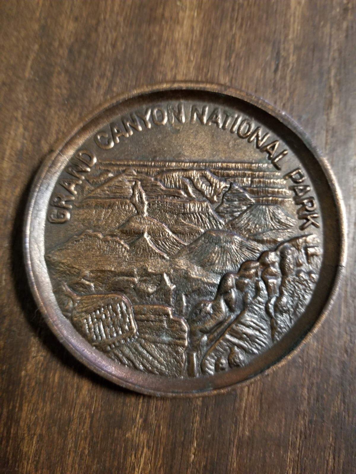 1898 Indian Head Penny 3″ Grand Canyon National Park Souviner Paperweight