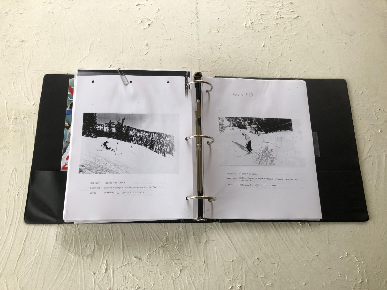 Estes Park Hidden Valley Ski Area History Research Materials Colorado Skiing NPS