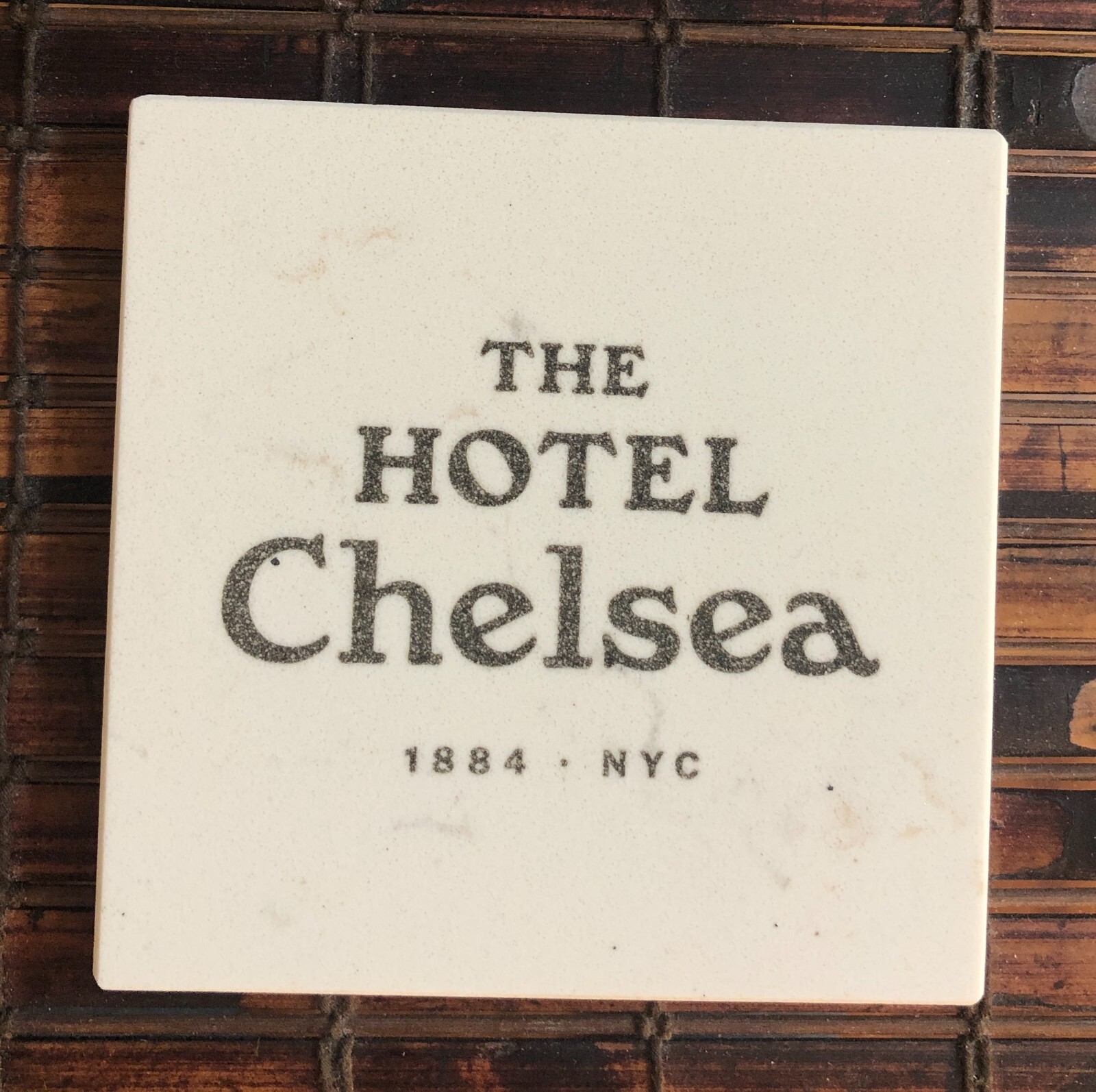The Hotel Chelsea New York Marble Coaster