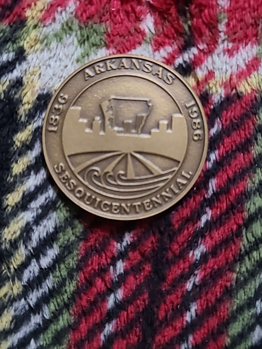 ARKANSAS SESQUICENTENNIAL TOKEN-1836/1986. Uncirculated
