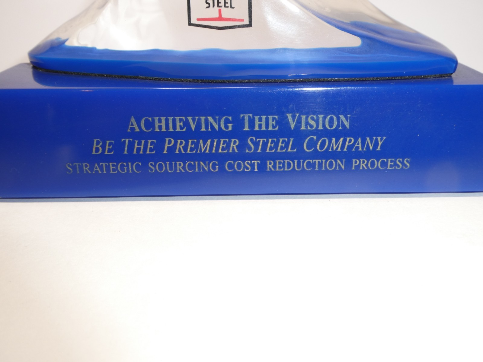 Bethlehem Steel Paper Weight Employee Award Achieving The Vision VTG Advertising