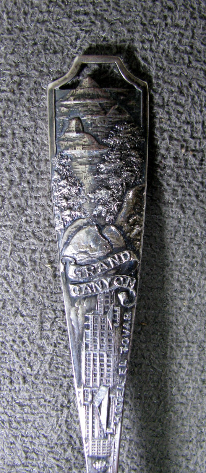 Sterling Silver Souvenir Coffee Spoon Grand Canyon Hotel Tovar Hopi House