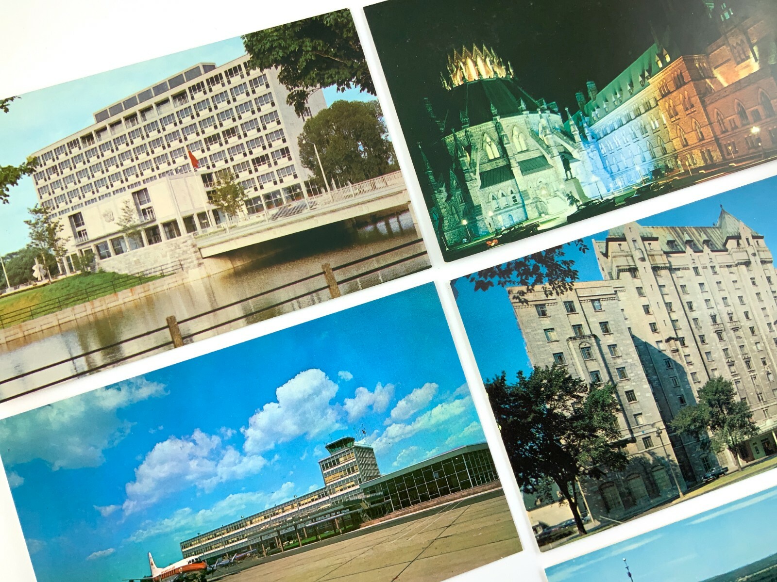 Ottawa Ontario Capital Lot Of 6 Souvenir Printed Lithograph Post Cards 709C