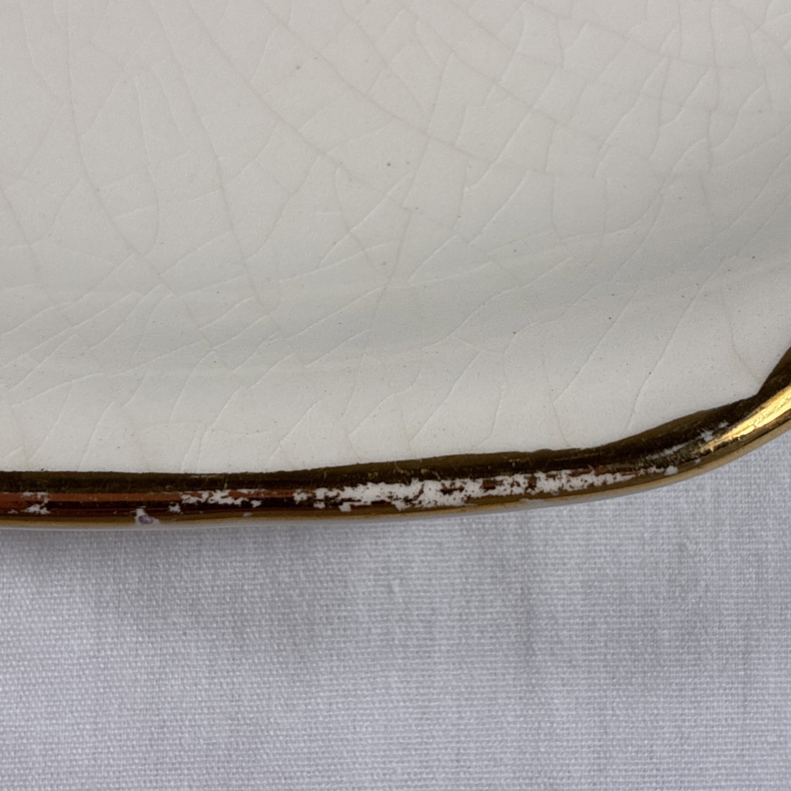 9″ Vintage North Carolina The TarHeel State Souvenir Plate 22k Trim Made in USA