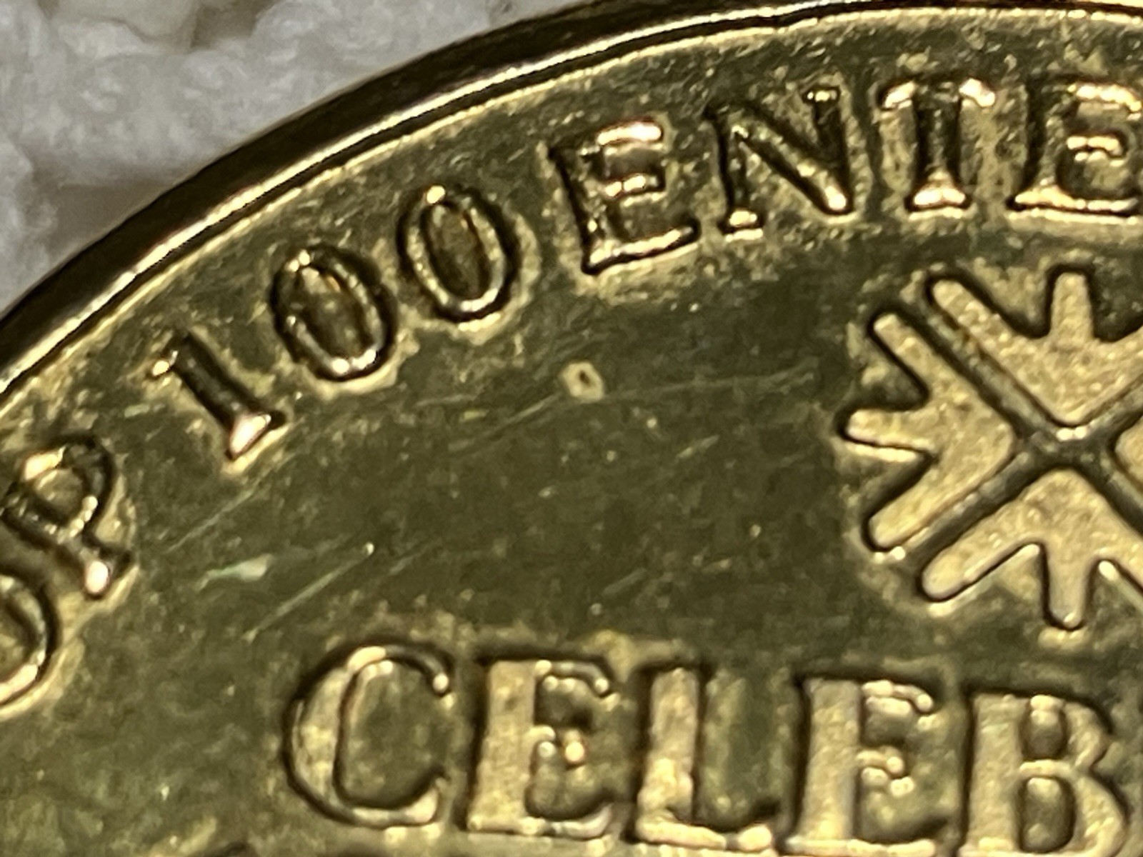 VTG 1987 Iowa State Fair 24K Gold Plated Token Coin Cultural Center Medallion