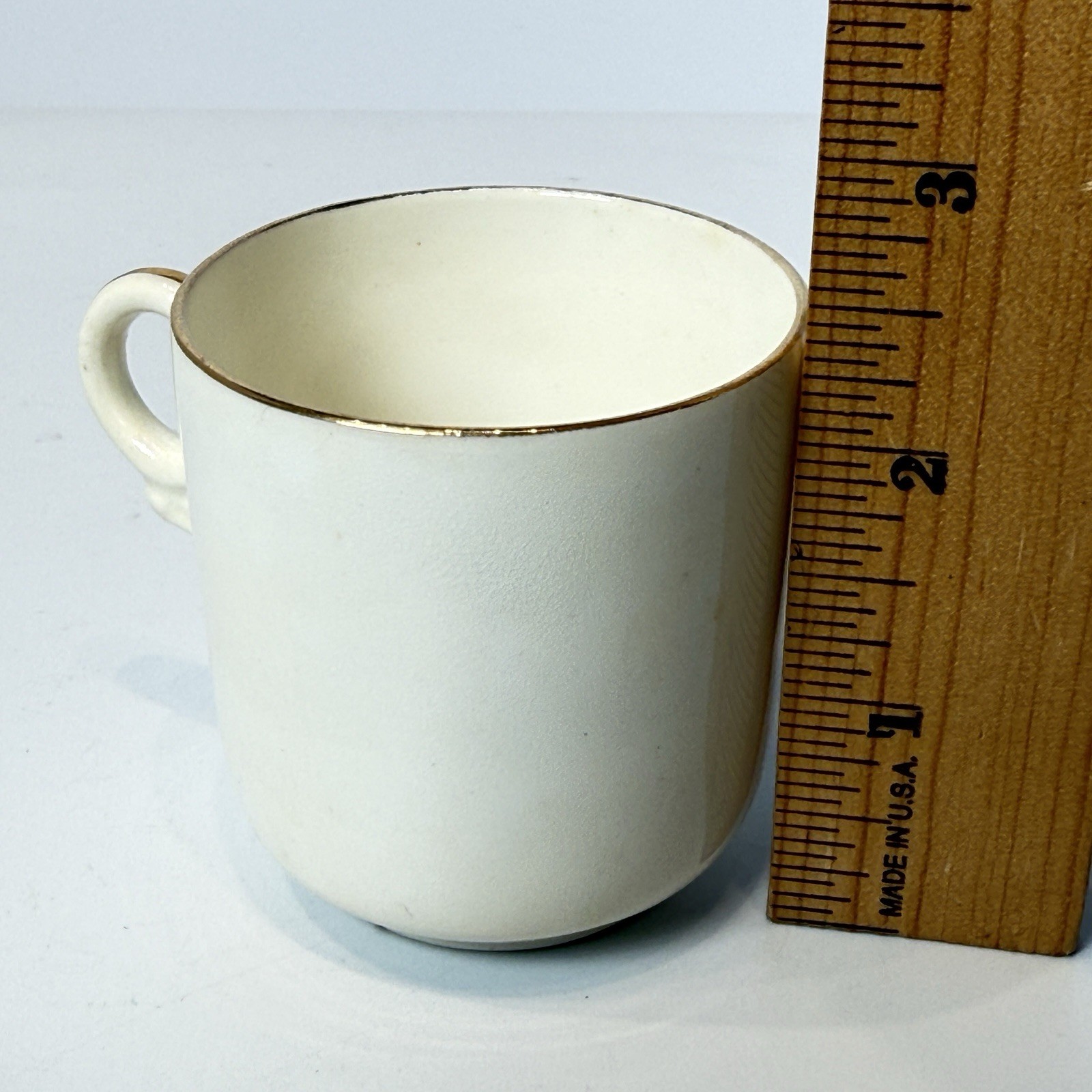 NEWBURYPORT MA Massachusetts Souvenir OLD CHAIN BRIDGE Porcelain TRINKET CUP