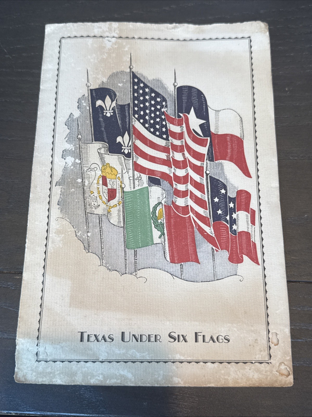 1910’s-‘20’s”Texas Under Six Flags” Brochure-The Adolphus Hotel Dallas Texas