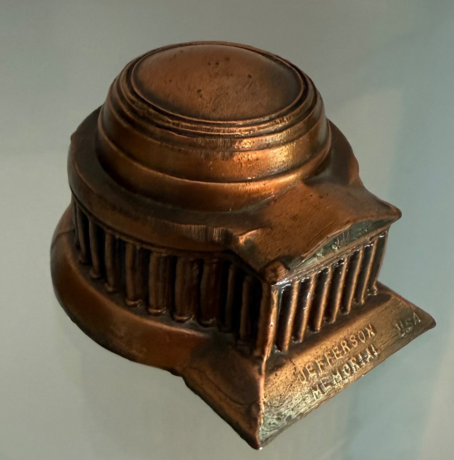Vintage Jefferson Memorial Washington D.C. Souvenir Metal Building