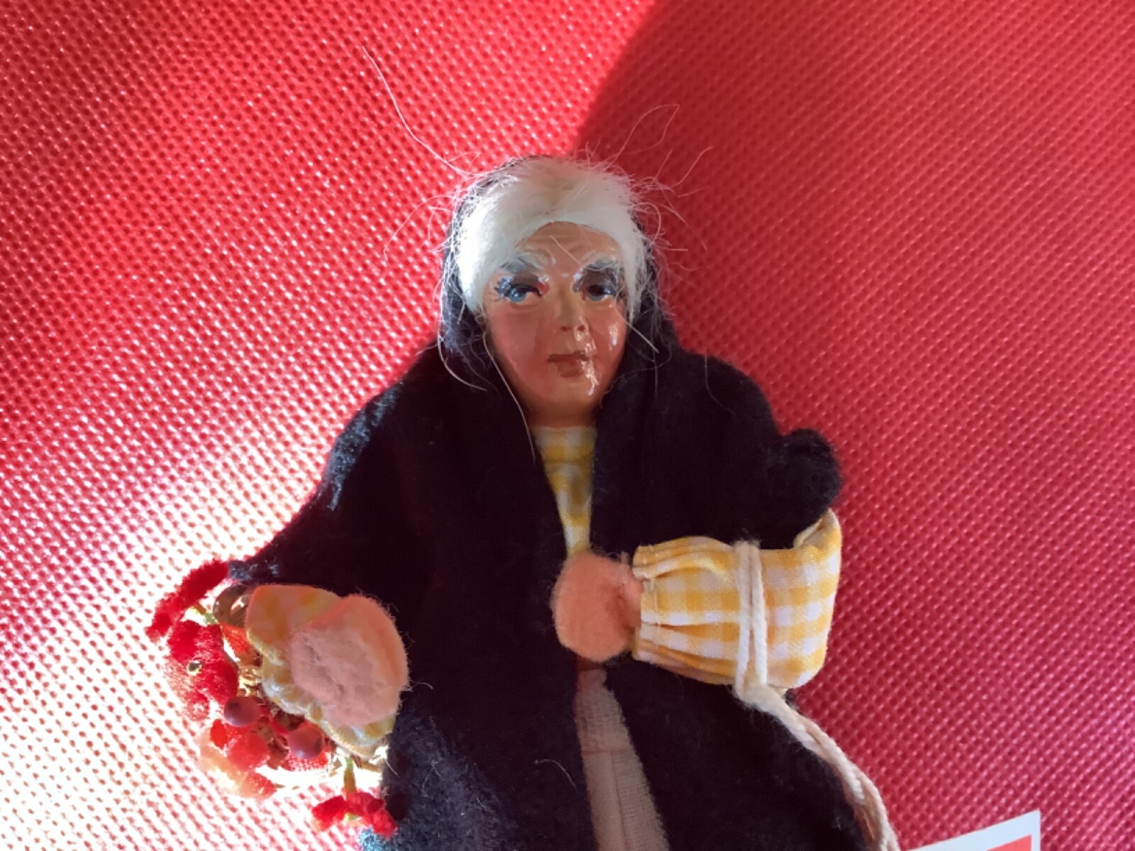 Collectors character doll by Jay handmade in Dublin Ireland flower seller