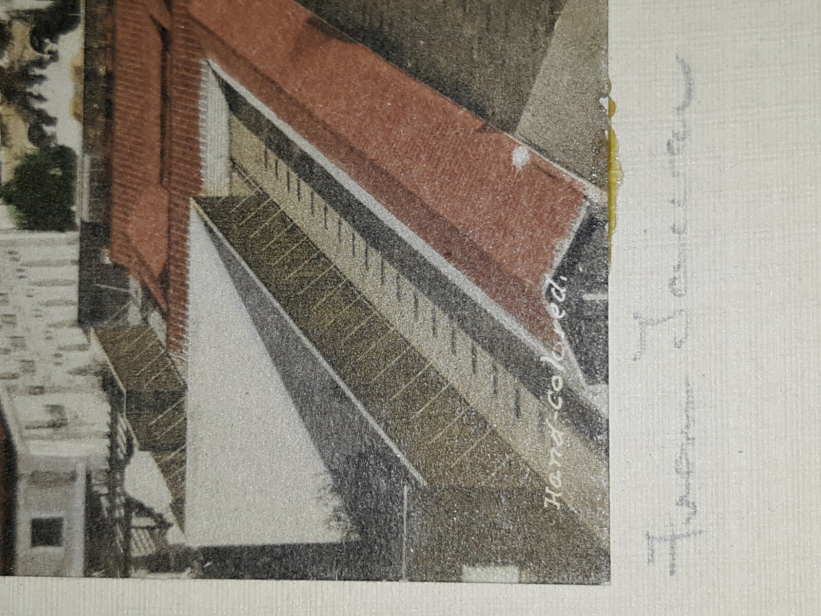 4 Sacramento Valley Calif. Buildings hand colored prints 1908