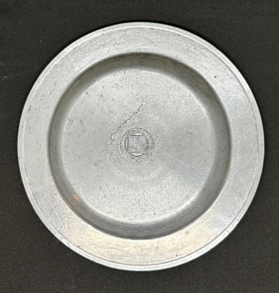 Pewter Plate commemorating “State of Oregon 1859” by Old Mill Ent. VINTAGE
