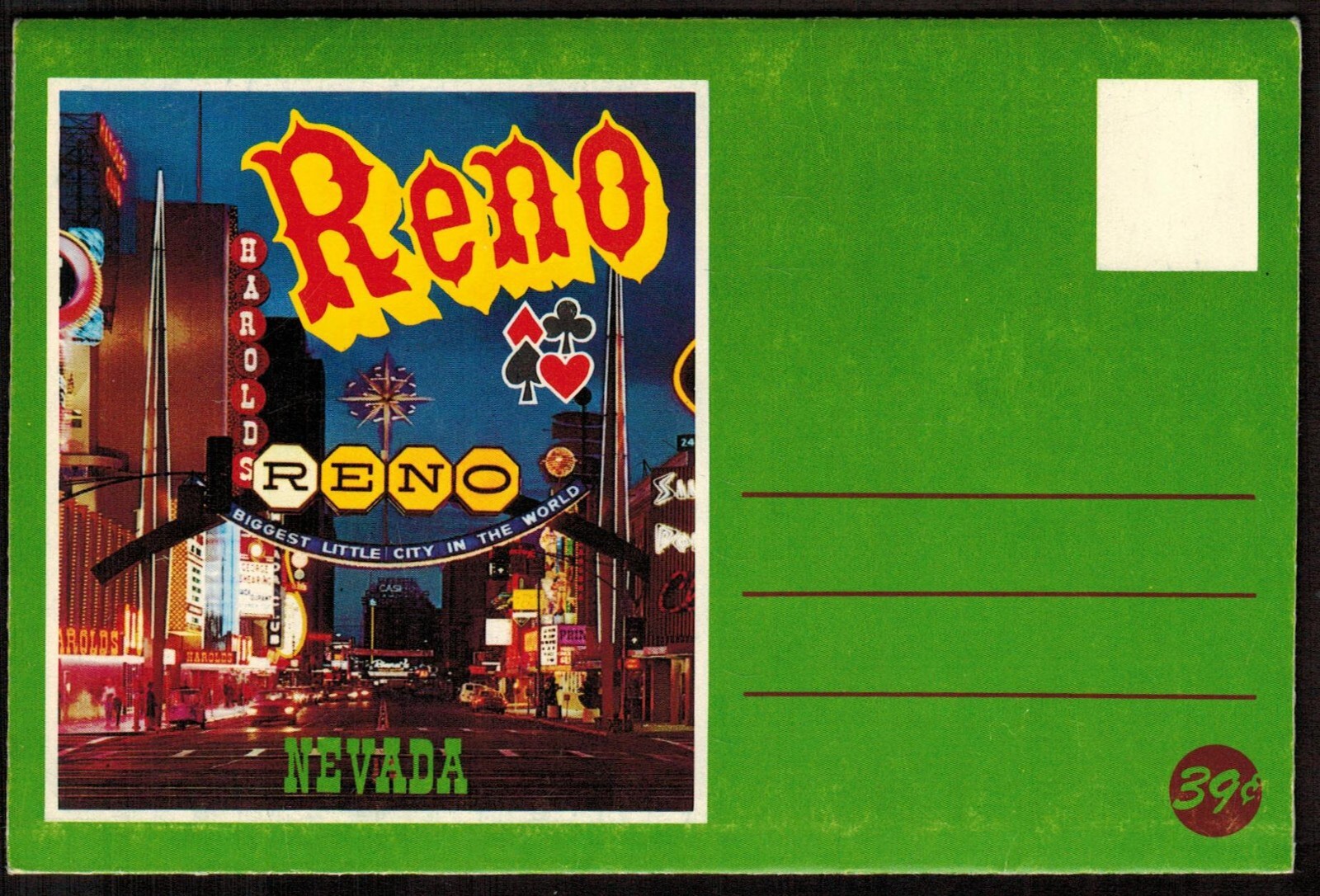 Reno Nevada Souvenir Folder Circa 1976 Very Good Condition Unposted USA Seller