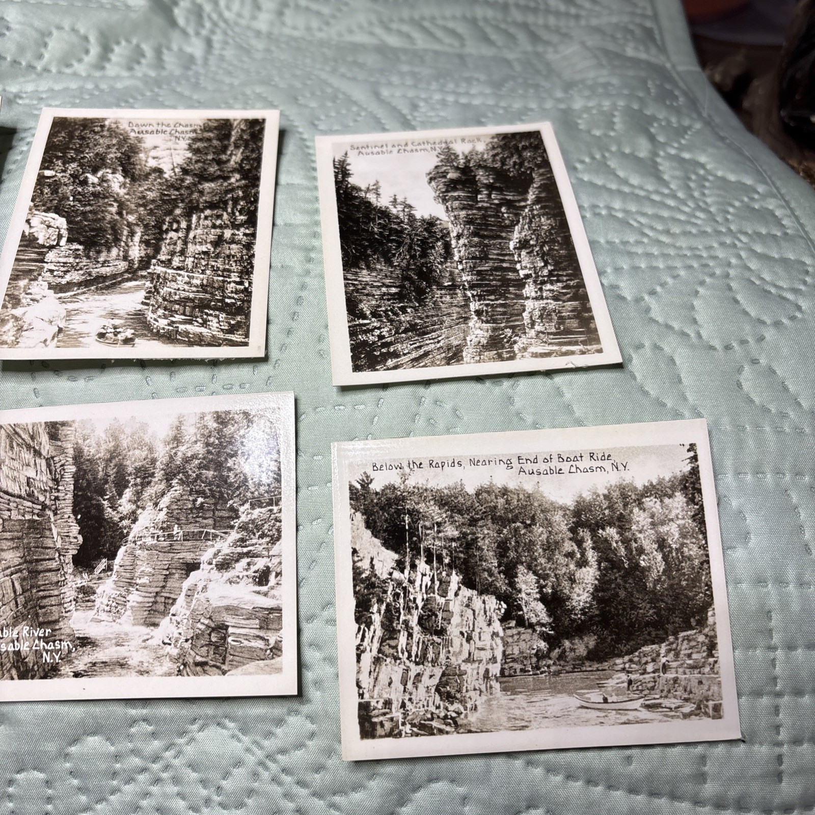 Vintage Souvenir Photos Of Ausable Chasm, N. Y.