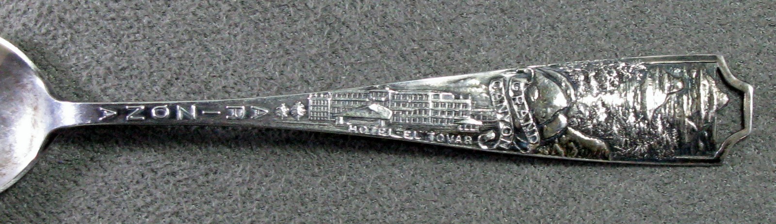 Sterling Silver Souvenir Coffee Spoon Grand Canyon Hotel Tovar Hopi House