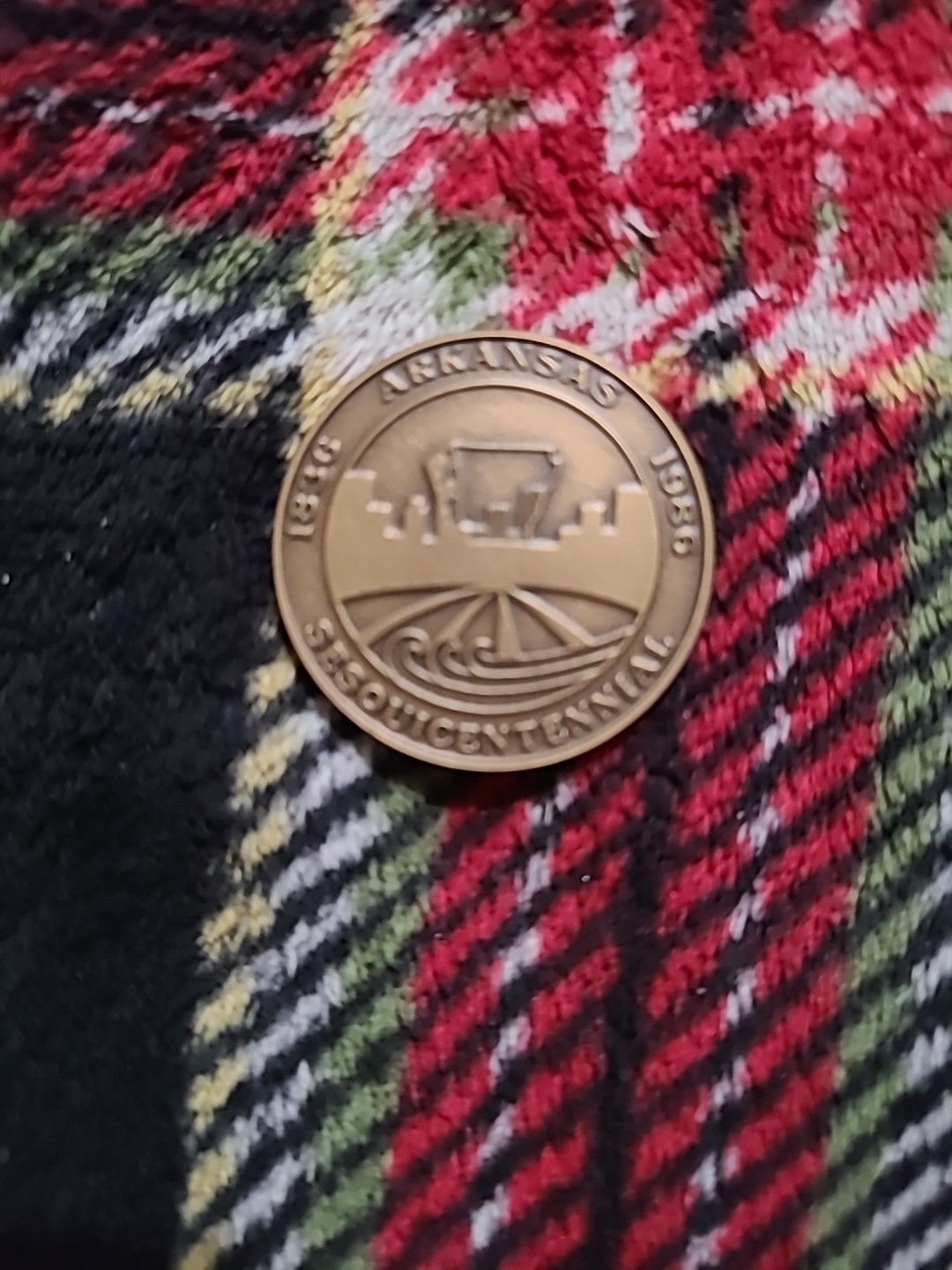 ARKANSAS SESQUICENTENNIAL TOKEN-1836/1986. Uncirculated