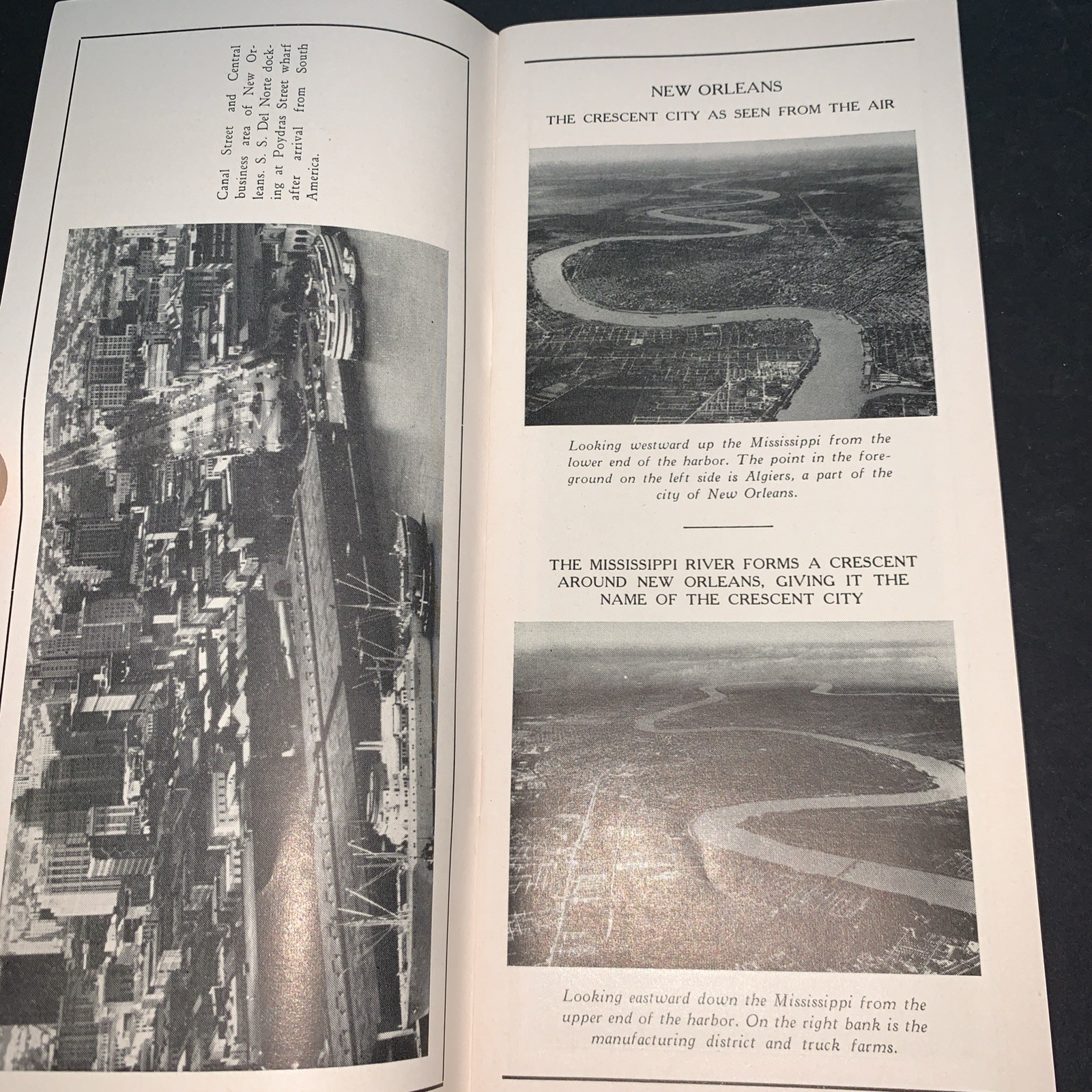 1960 New Orleans LA Souvenir Streckfus Steamers Guide Ads Map Vintage Booklet