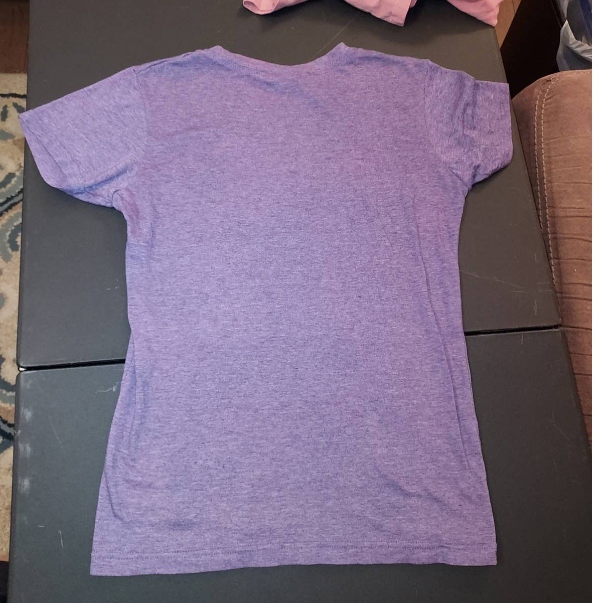 ISLAND GIRL Purple Hawaiian T-Shirt Souvenir Size Small