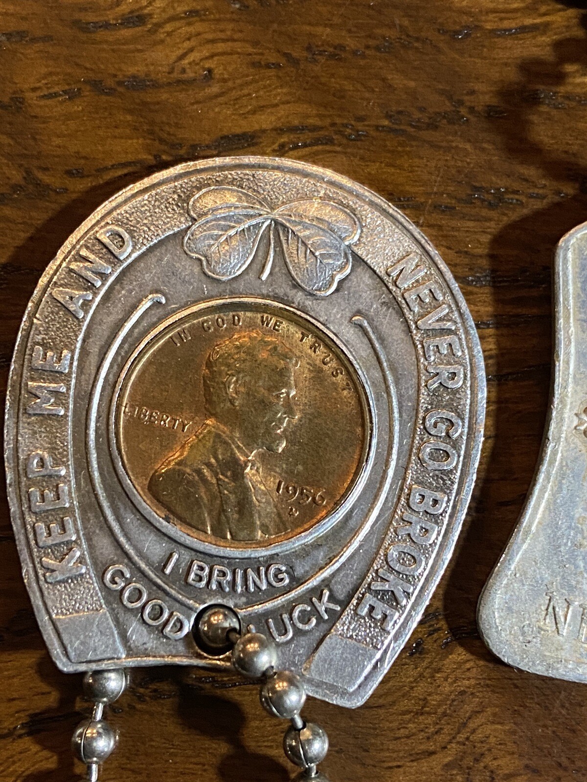 Collectible, 4 Good Luck Penny Charms. 3 Lincoln Pennies +1 Indian Head