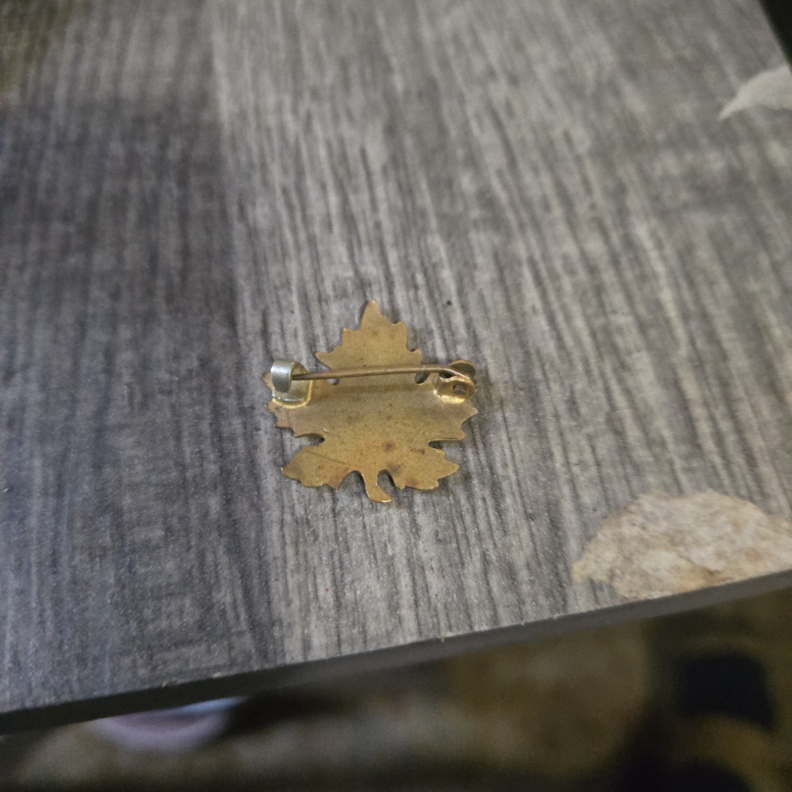 Vintage Canada, Fall Enamel Maple Leave Souvenir Lapel Pin