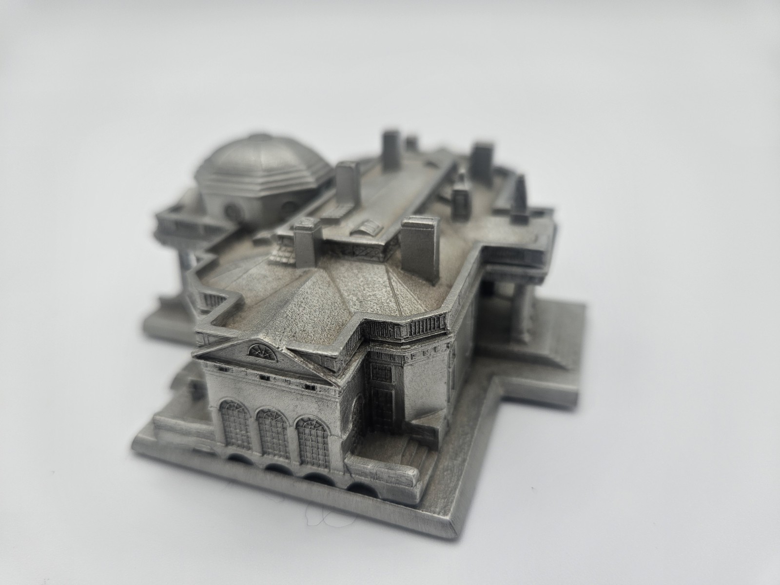 Vintage Bates and Klinke Monticello Thomas Jefferson Pewter Miniature
