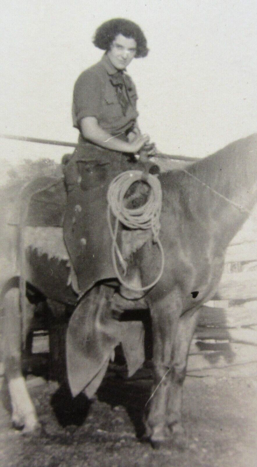 Antique Cowgirls Tucson Arizona Photos 3C Dude Ranch Horses Cattle 1910-20s