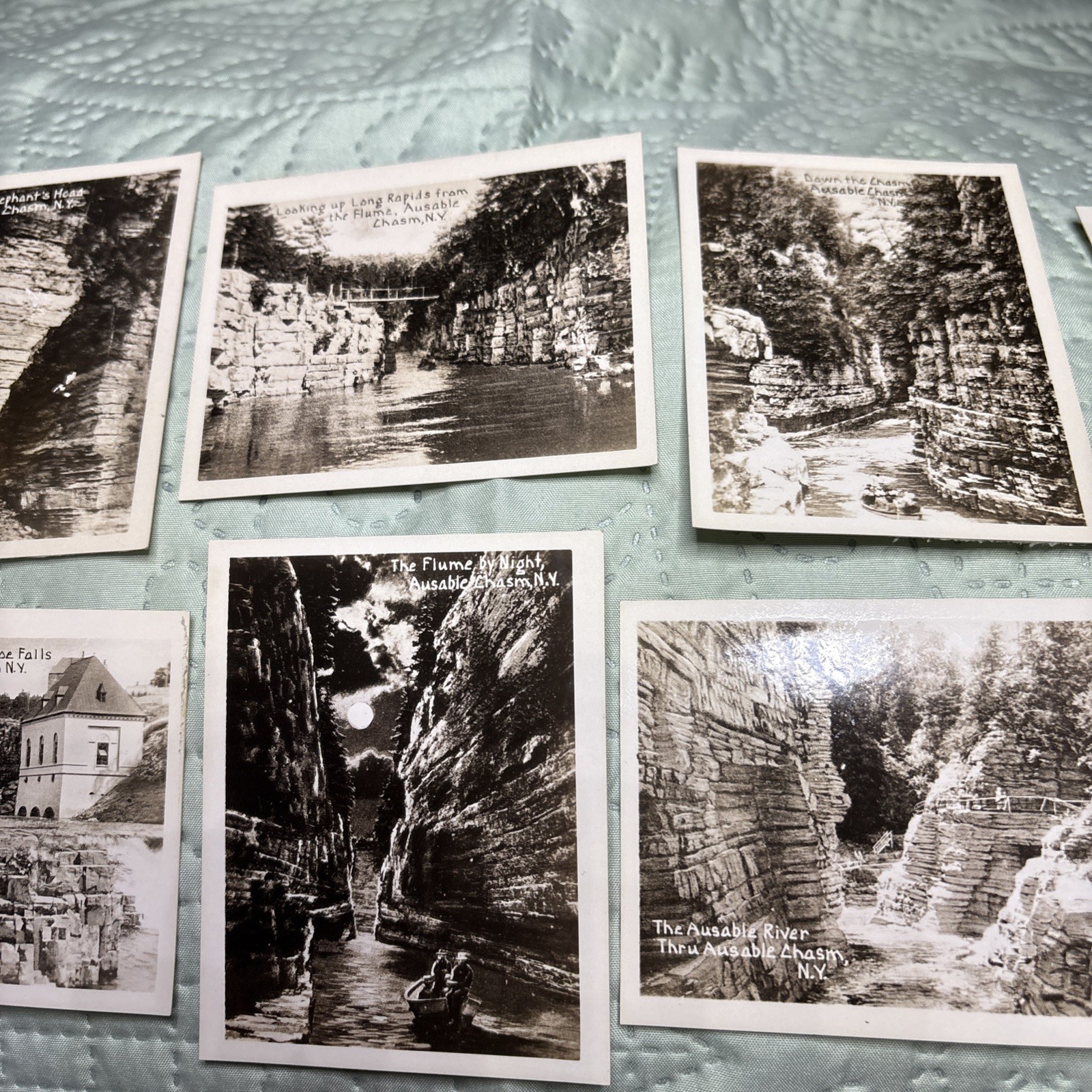 Vintage Souvenir Photos Of Ausable Chasm, N. Y.