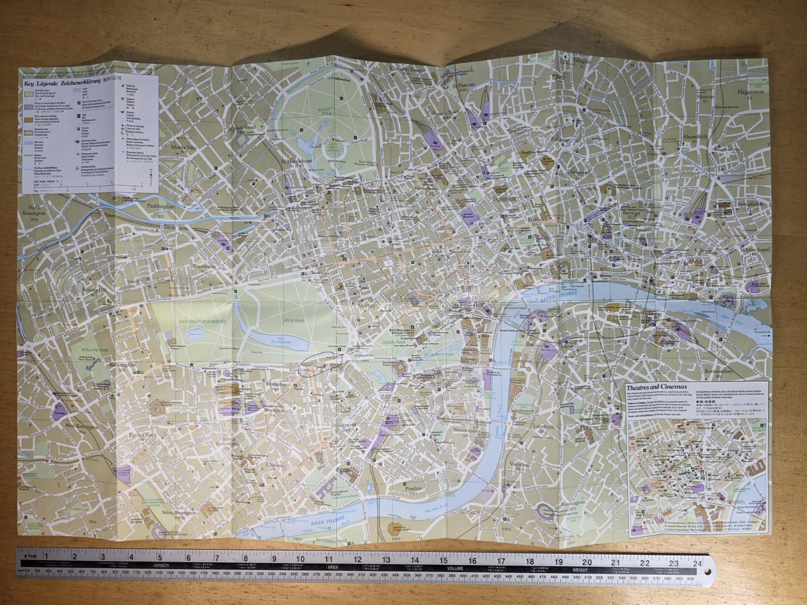 Vintage London Map