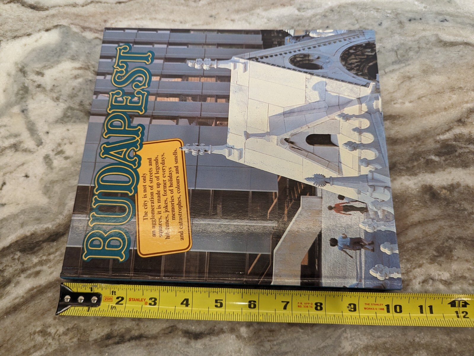 Budapest Souvenir Travel Book Vintage 80s Feat. Corvina On Back