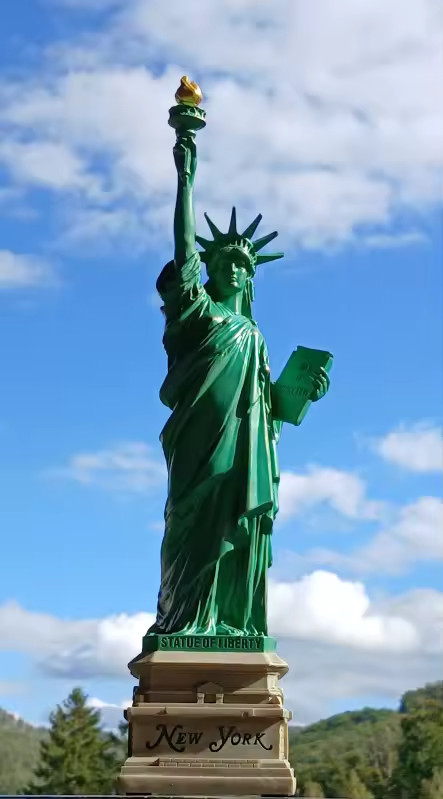 15″ Statue of Liberty Replica – Large New York City Model Green Resin NYC Statue