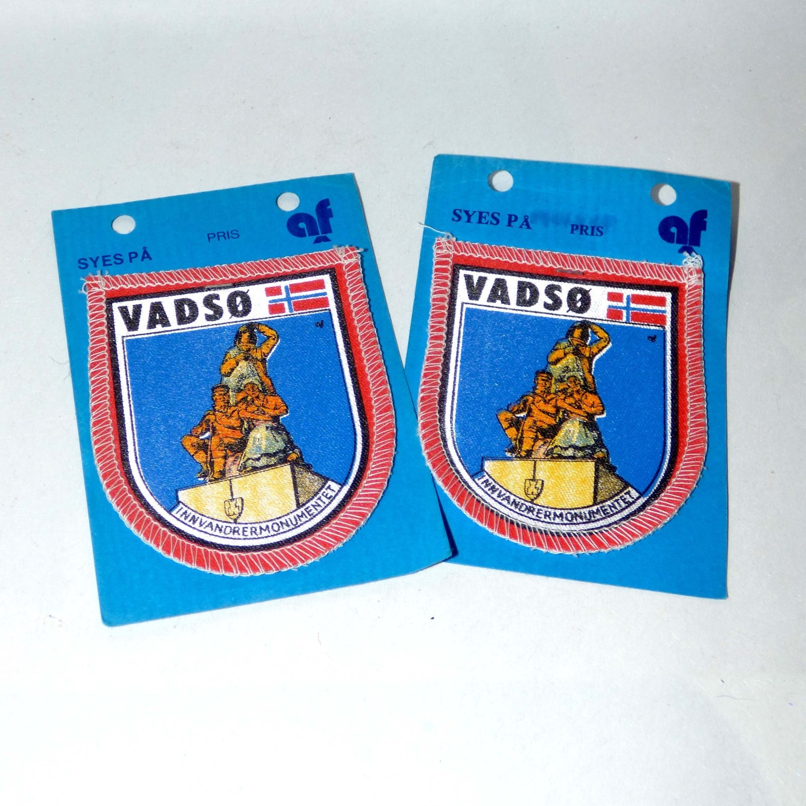 Vintage Norway Travel Patches Lot North Cape Arctic Circle Vadso Randsverk