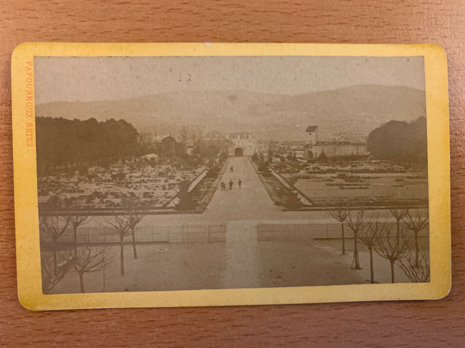 1870 FRENCH CDVs FAFOURNOUX REISZ ABBEY VIEWS NICE FRANCE Promenade des Anglais