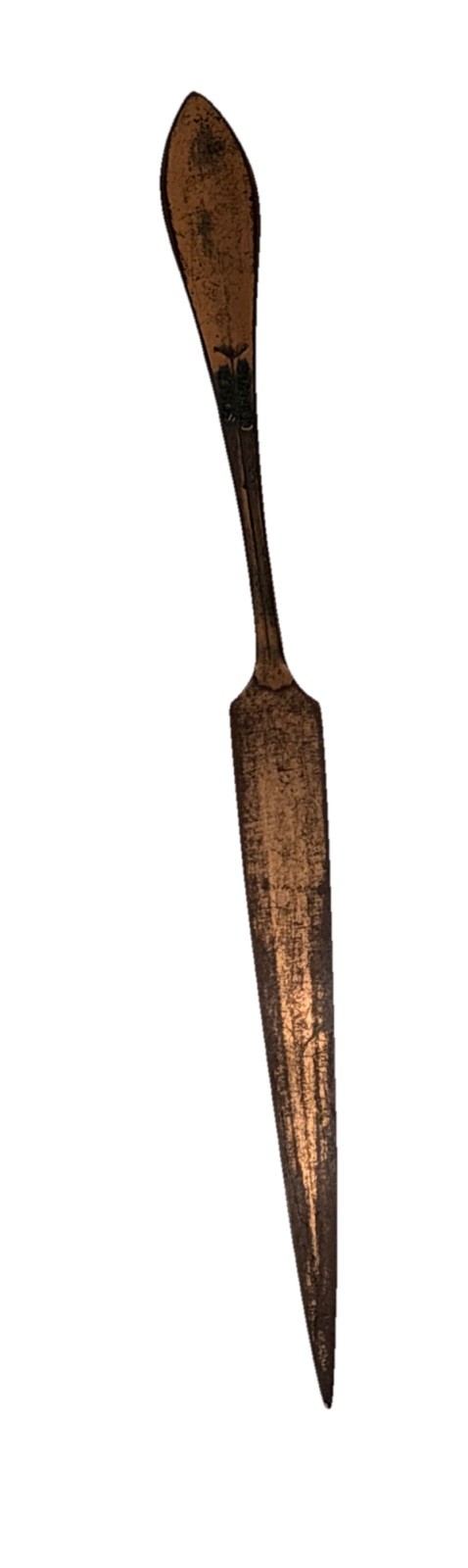 Vintage Letter Opener Utah Solid Copper Industry 1850 Souvenir