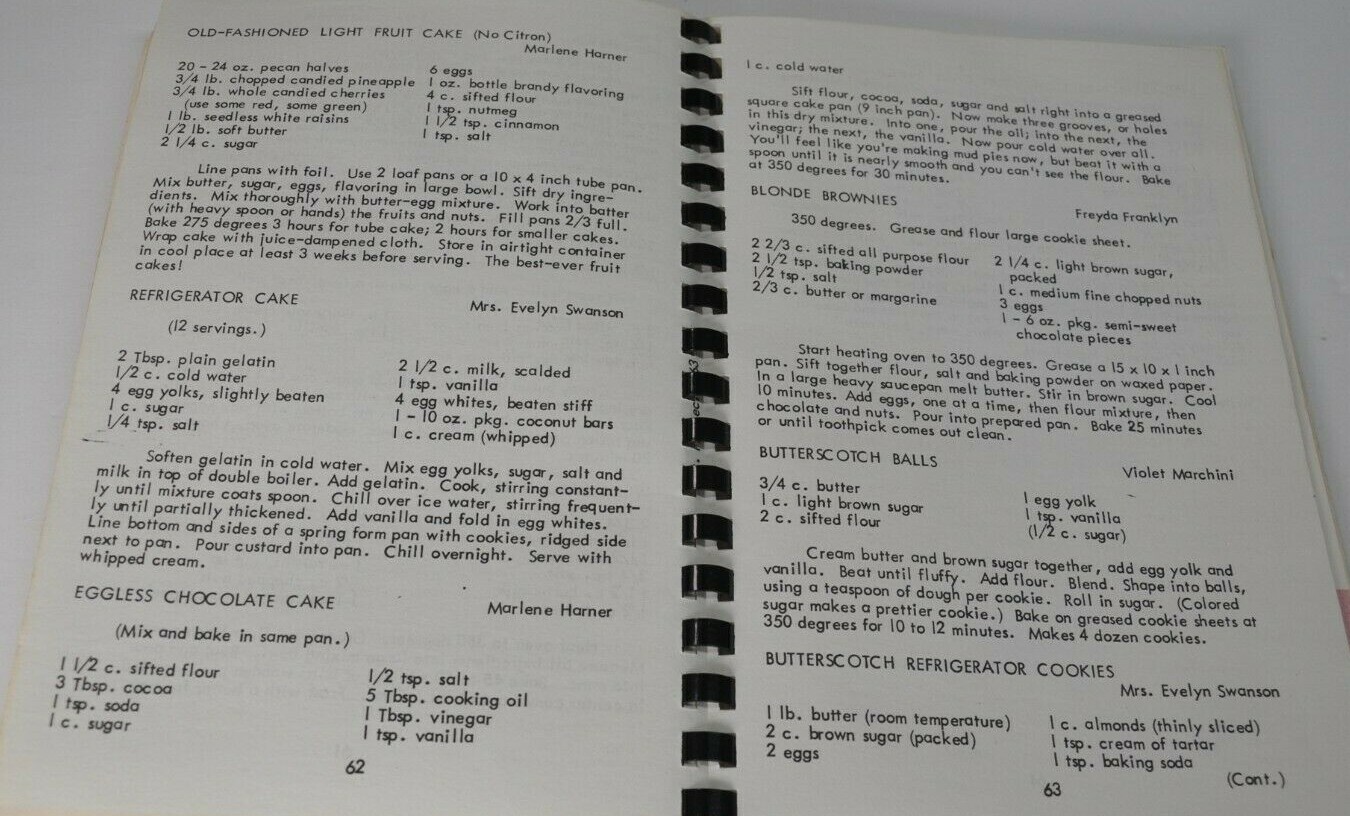 Women’s Missionary Council Northwest Assembly of God Church Mt Prospect Cookbook