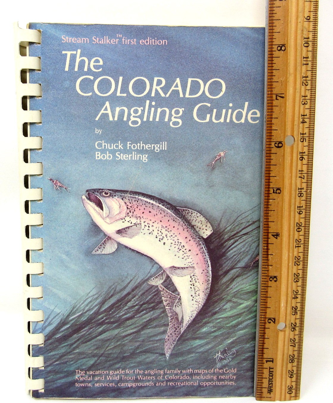 The Colorado Angling Guide Book Stream Stalker 1st Edition 1985 20 Fold Out Maps