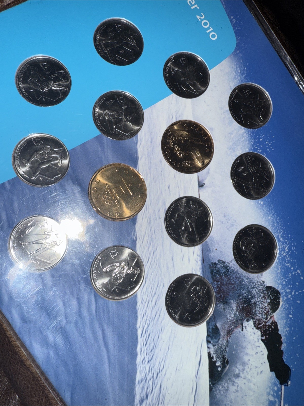 Rare Vanc Collectors 2010 Olympic Coins,14 Coins Uncirculated OrigPackaging.
