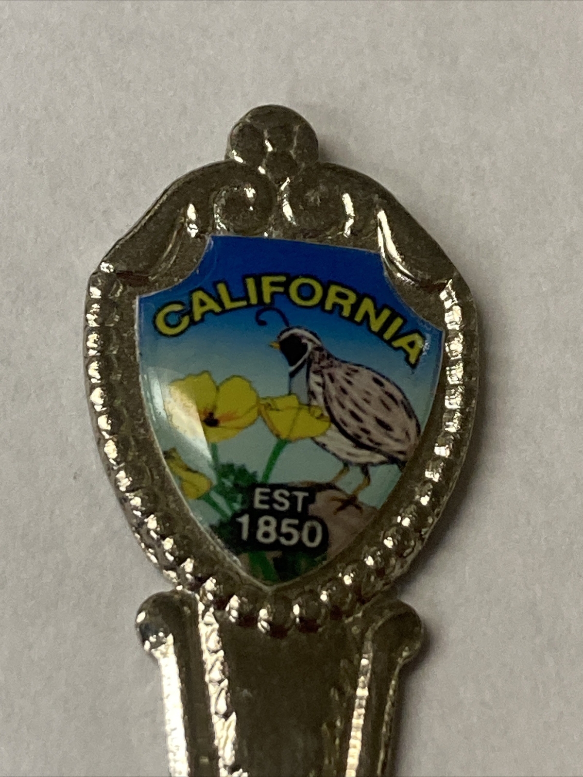 California Est 1850 Vintage Souvenir Spoon Collectible