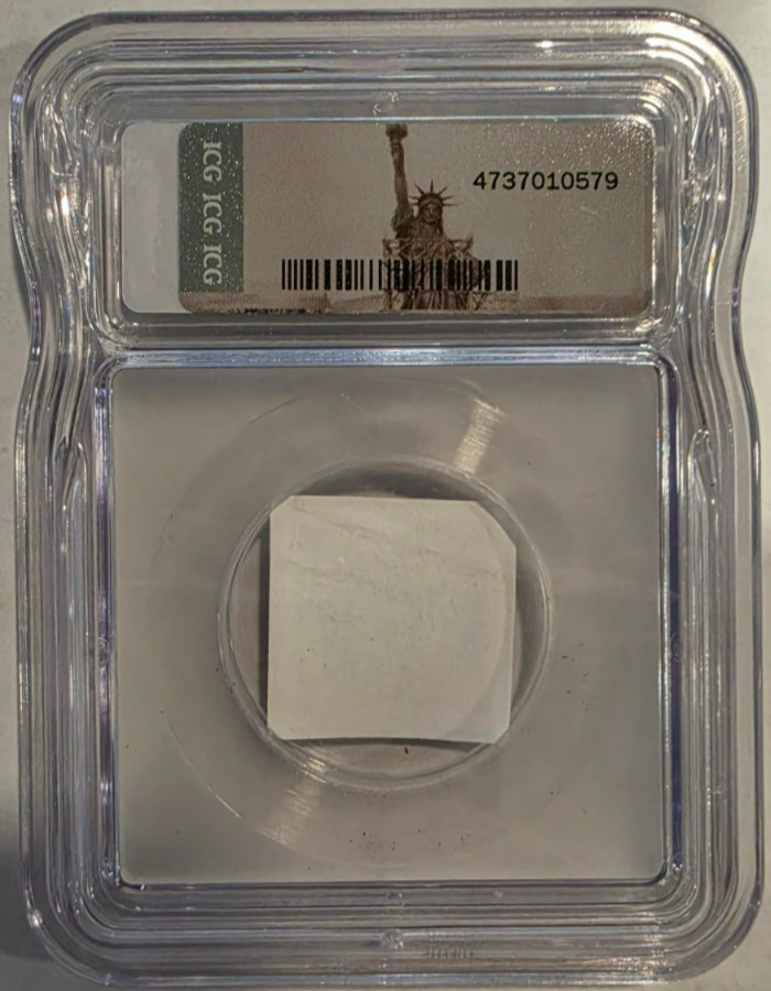 ICG Genuine Statue of Liberty Copper Shavings Relic Authentic Historic Artifact