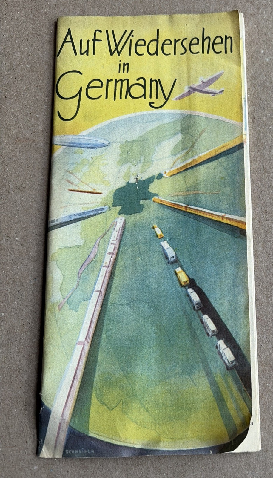 Vintage 1930s Germany Tourism Brochure Railway Railroad Reichsbahn Please Read