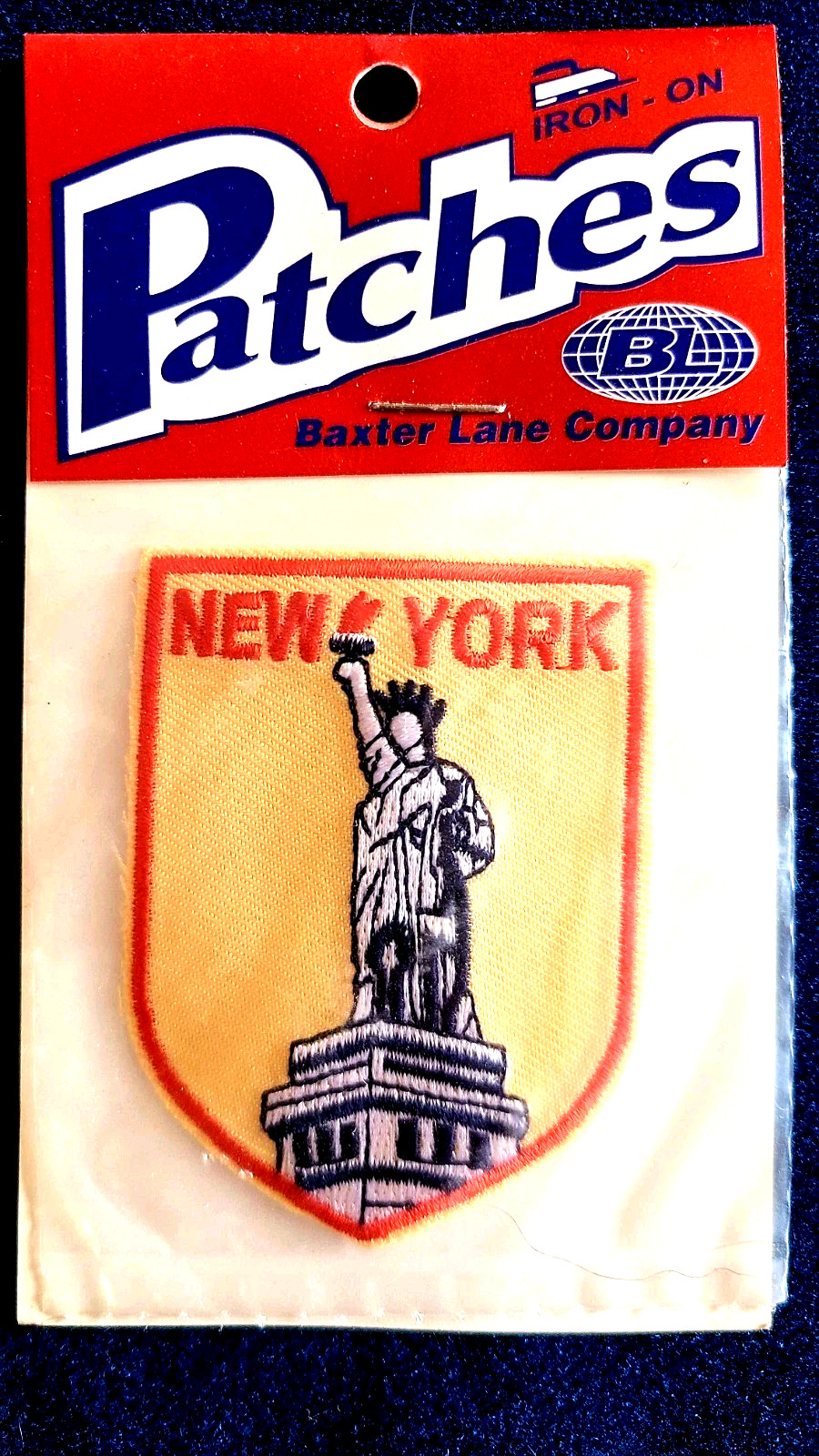 New York Statue of Liberty Souvenir Vintage Travel Patch – New! Free Shipping!!
