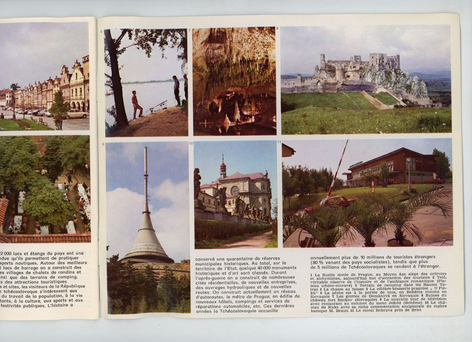 1978 Republique Socialiste Tchécoslovaquie Czechoslovakia Tourist Pamphlet Guide