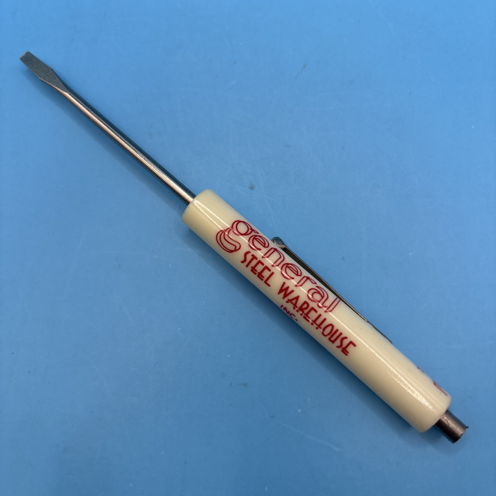 5″ Long Promo Advertising Screwdriver – General Steel Warehouse – Lubbock, TX