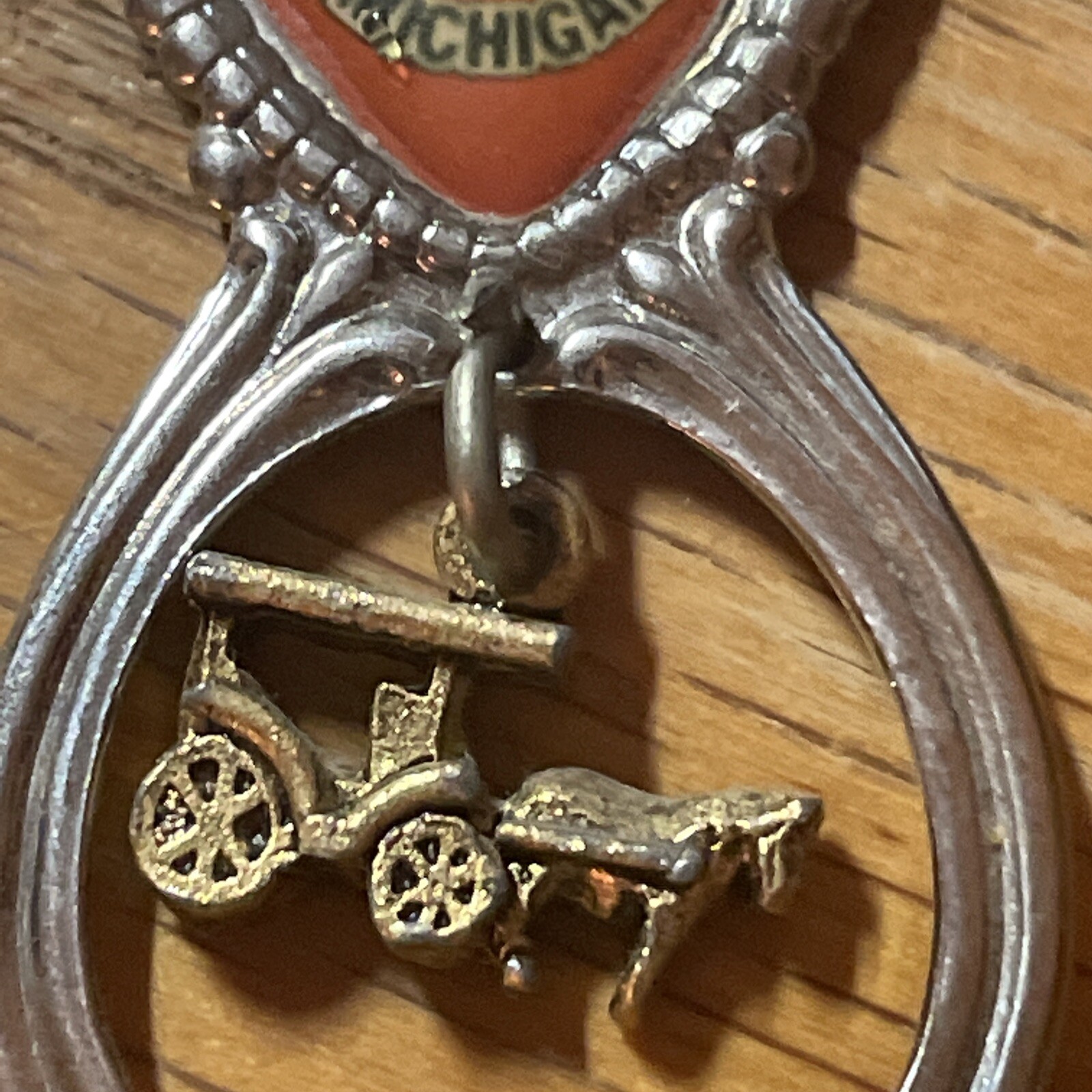Vintage Souvenir Spoon US Collectible Mackinac Island Michigan 4.5” Unbranded